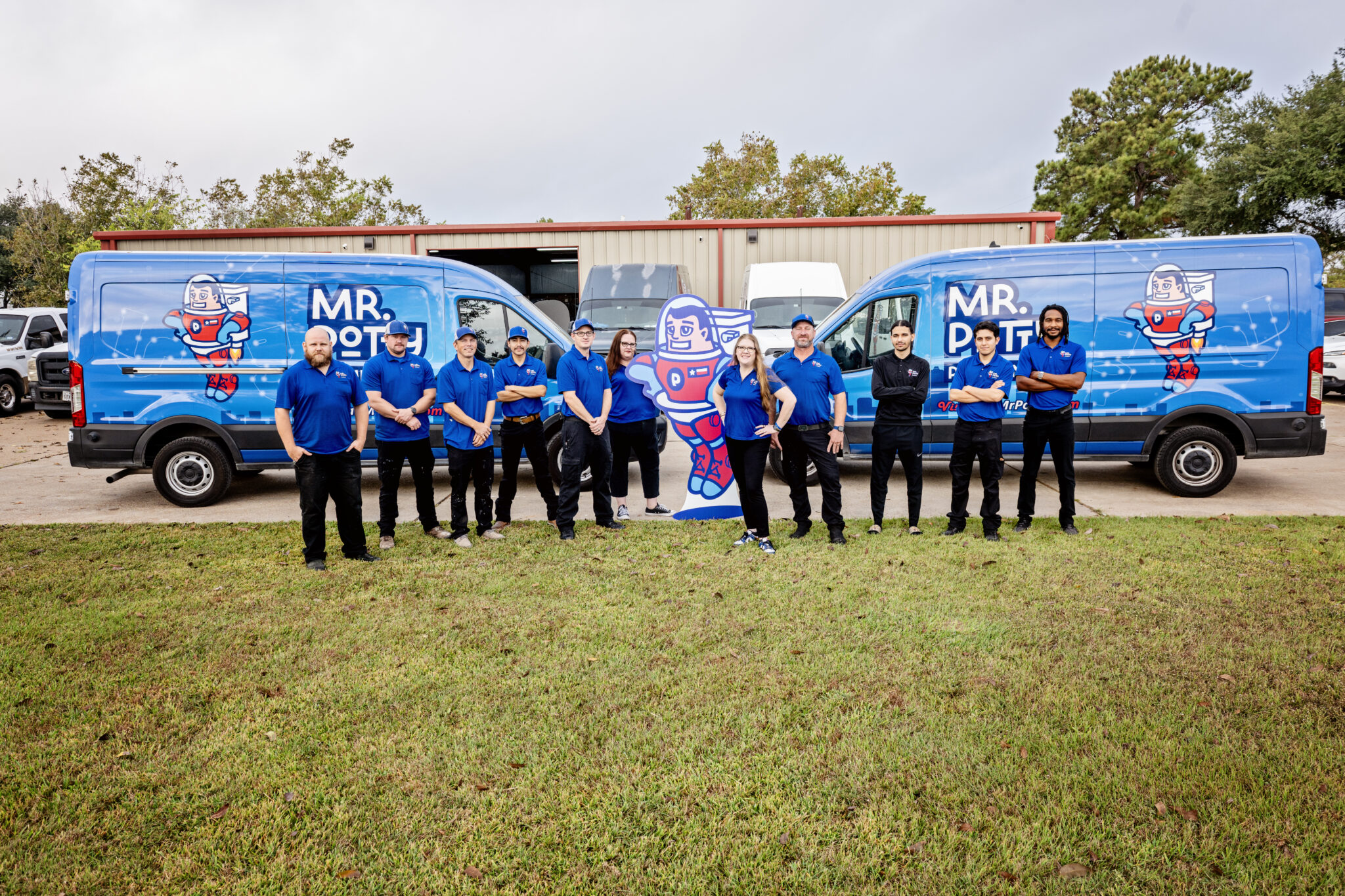 The Mr. Potty Plumbing team